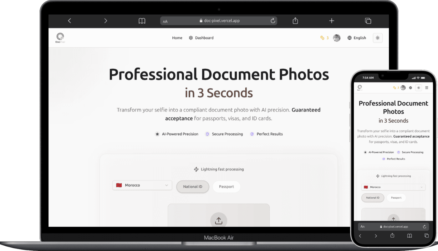 DocPixel - AI Document Photos